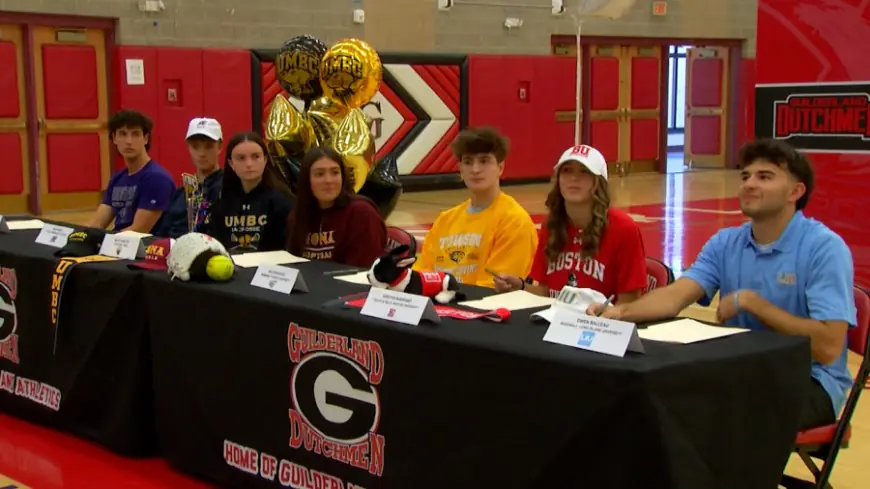 7 Guilderland athletes celebrated at NLI Ceremony