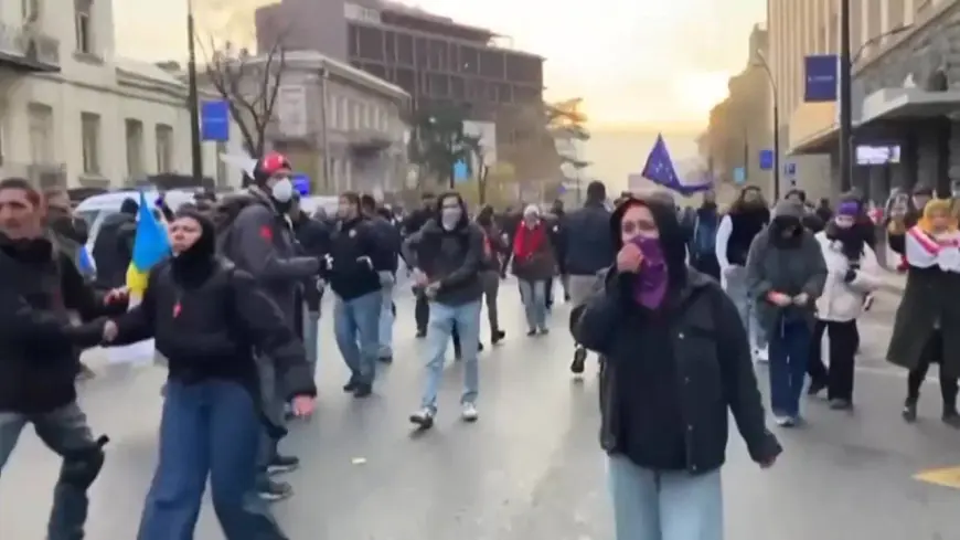 Police disperse and arrest protesters in Tbilisi as calls for new elections intensify