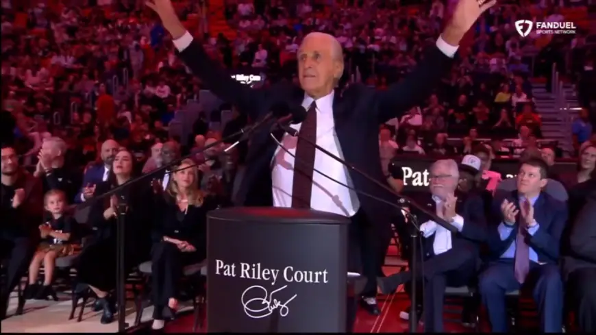 Lakers to honor former coach Pat Riley with a statue outside their downtown arena