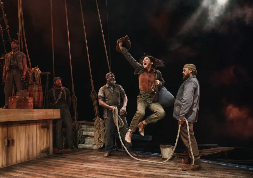 BROADWAY REVIEW: Avett Brothers’ musical ‘Swept Away’ is unusual but daring show about whalers