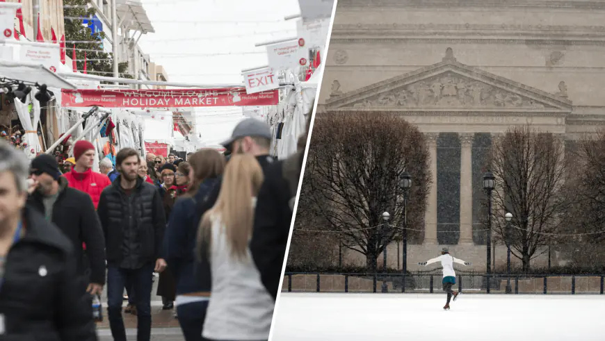 The Weekend Scene: Downtown DC Holiday Market reopens and Spirit championship watch parties