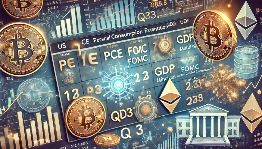 Key Economic Events Ahead: US PCE, FOMC Minutes, Q3 GDP to Shape Crypto Market