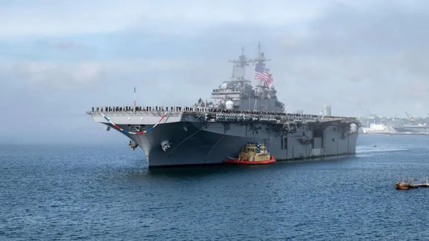 USS Boxer and 15th MEU from Pendleton Return to San Diego After 5 Months in the Pacific