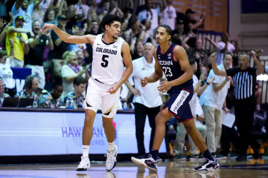 No. 2 UConn falls again in Maui, losing 73-72 to Colorado