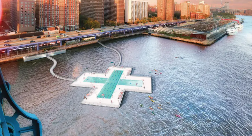 Loads of East River seaweed pose challenge for plan to put floating pool on waterway