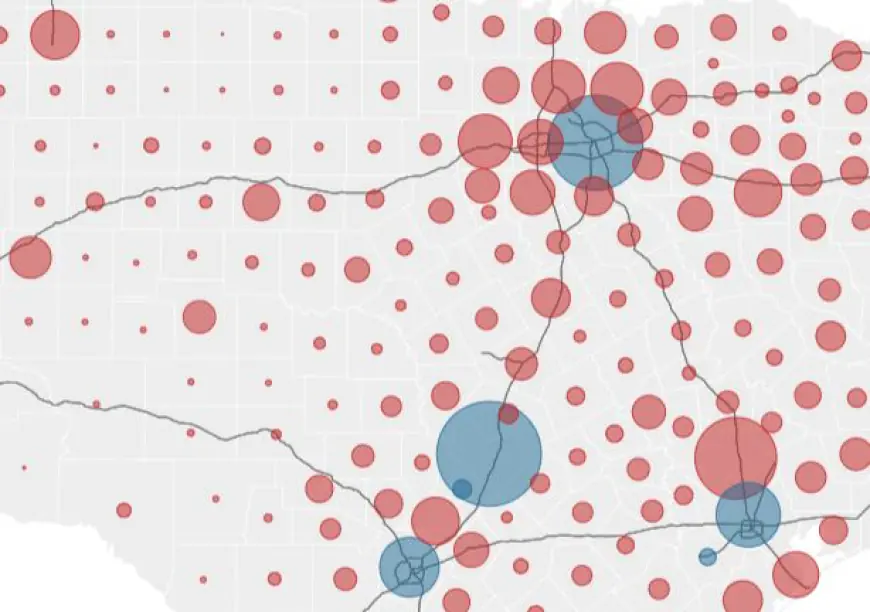 233 of Texas' 254 counties swung toward Trump in 2024 election