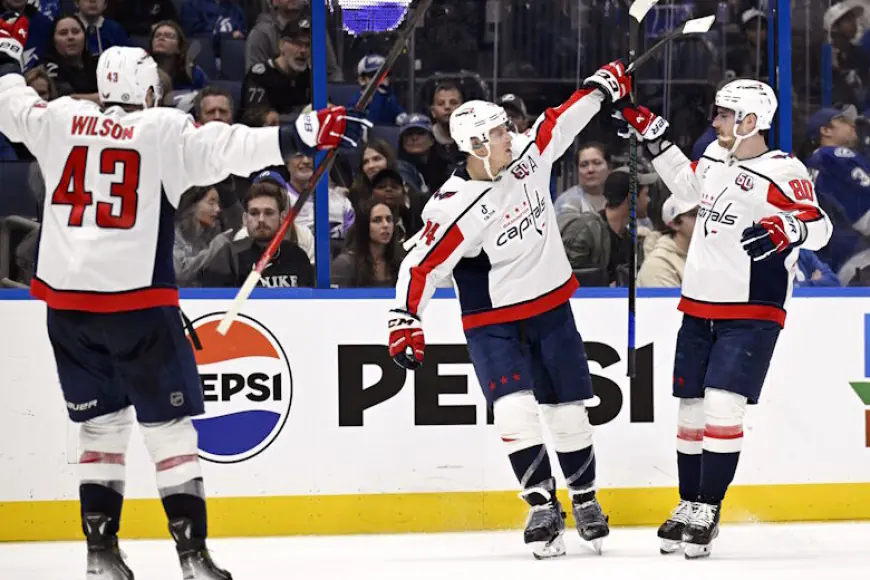 Tom Wilson’s power-play goal lifts the Capitals over the Lightning 5-4