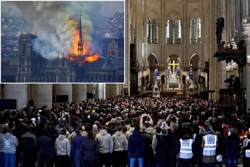 Notre Dame unveils new interior 5 years after fire, set to reopen Dec. 8