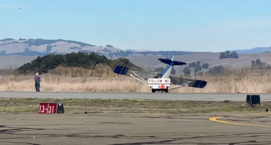 Minor plane crash at Marin County airport, no injuries reported