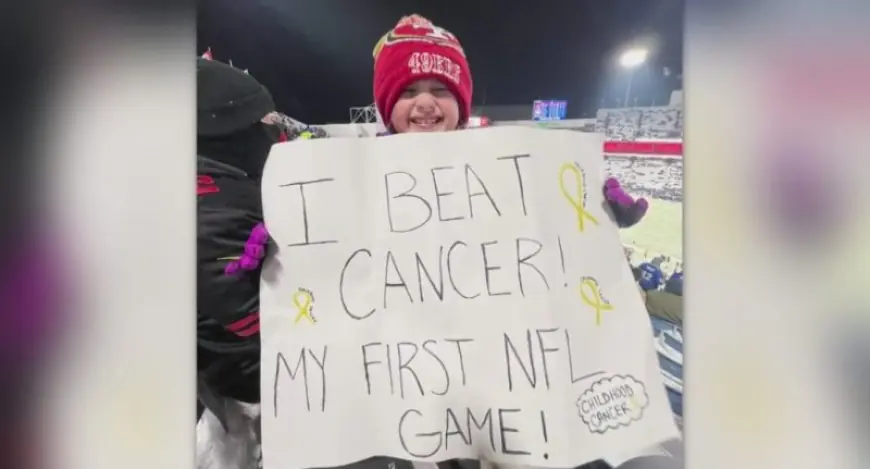 8-year-old cancer survivor, 49ers fan pushed down at Sunday's game