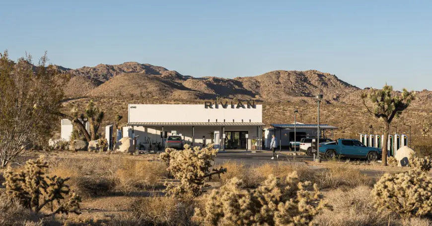 Rivian opens up its charging network to other EVs for the first time