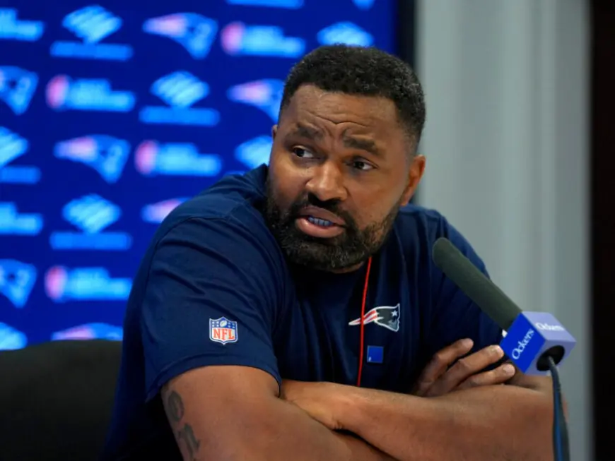 Jerod Mayo discussed facing criticism, developing Drake Maye, and his relationship with the Krafts