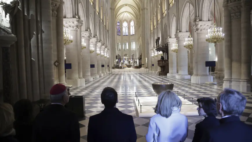 Trump travels to Paris for Notre Dame Cathedral's reopening and to meet with Macron