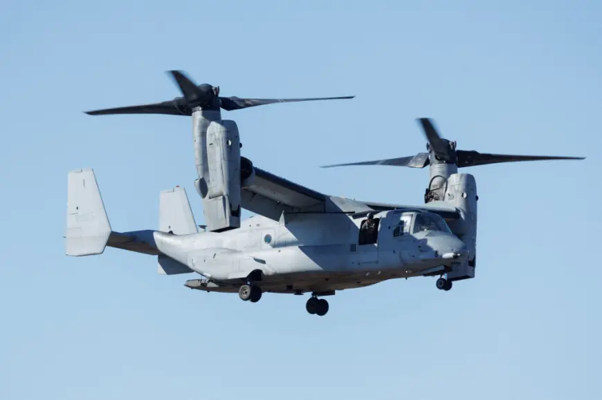 Pentagon pauses Osprey flights again after metal failure likely behind last month’s near-crash