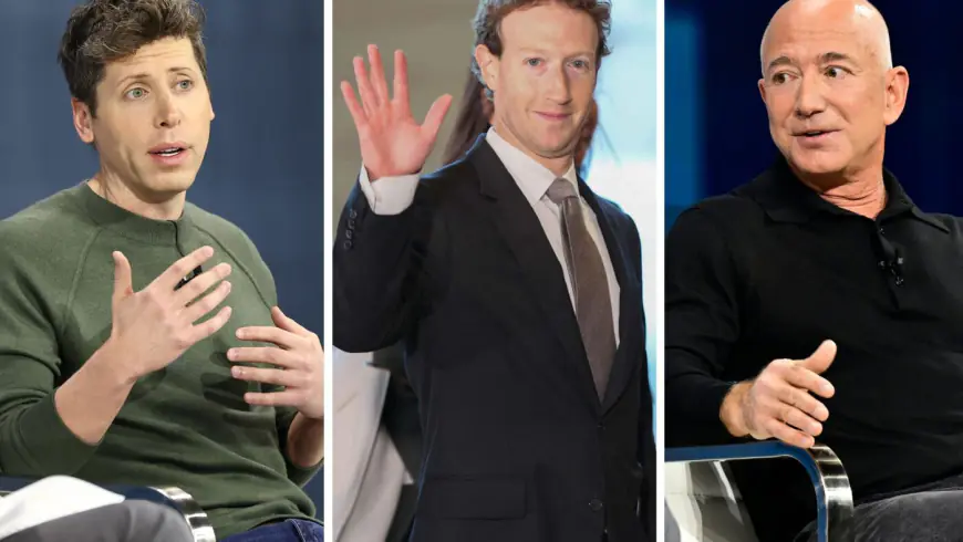 Tech moguls Altman, Bezos and Zuckerberg donate to Trump's inauguration fund