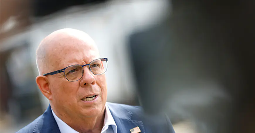 Former Gov. Larry Hogan Claims He Saw 'Large Drones' Above Maryland Home