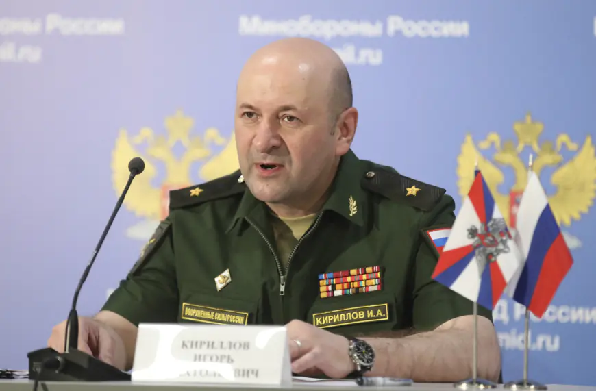 The head of Russia's nuclear defense forces killed in an explosion in Moscow