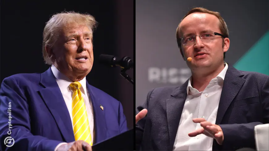 Crypto.com CEO Kris Marszalek meets U.S. President-elect Donald Trump at his office