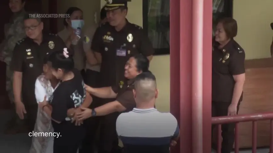 Filipina who won a last-minute reprieve from an Indonesian firing squad returns home