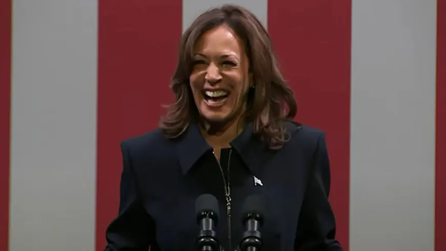 Kamala Harris laughs at her own 'the context in which you exist' word salad: 'Yeah, I did that'