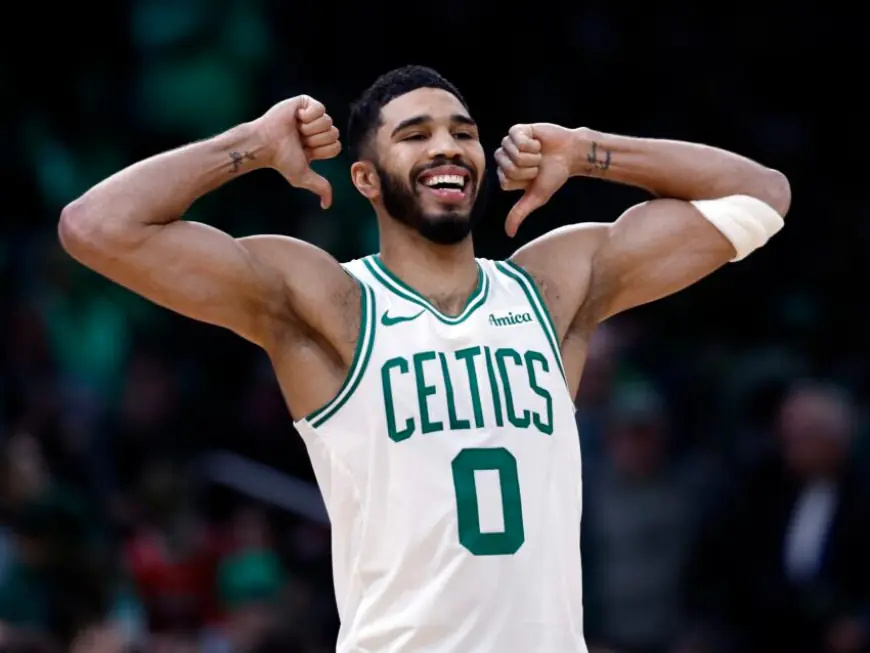 Jayson Tatum hinted at the holidays with high-end, but lowkey Christmas sweater vibes