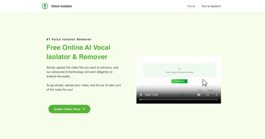 VoiceIsolator: AI audio enhancement tool