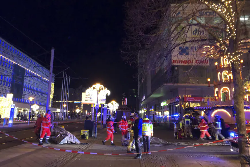 Saudi Doctor Plows Car Through a Crowded Christmas Market in Germany; At Least 2 Dead, Dozens Injured