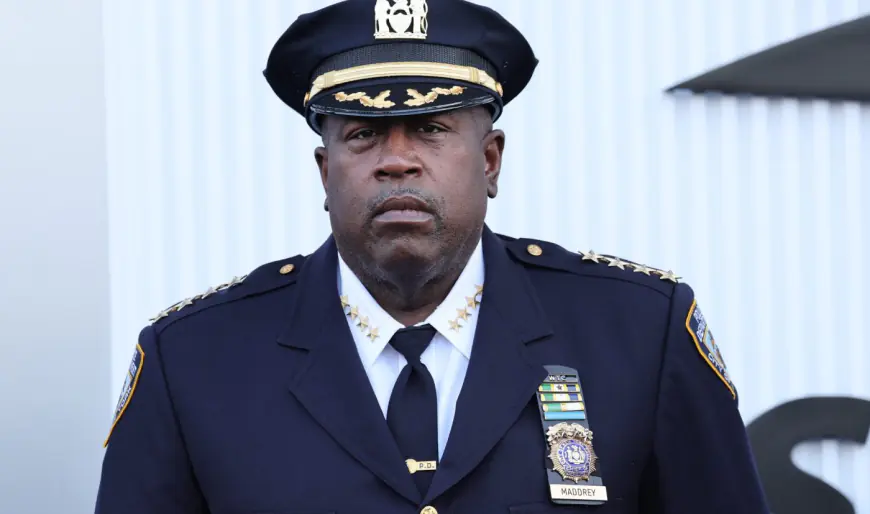 NYPD Chief of Department Jeffrey Maddrey resigns amid bombshell sex abuse claims