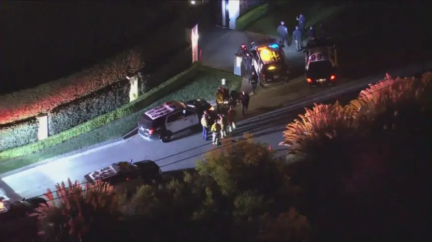 Security guard opens fire at suspects trying to break into mansion in Los Angeles 