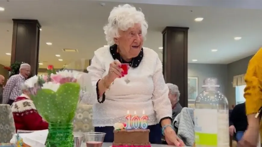 Senior celebrates 106th birthday with Fireball Whisky shot: ‘A lot of fun’