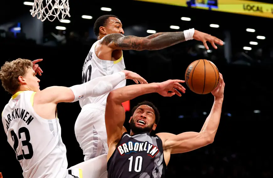 Nets unable to find rhythm in 105-94 loss to Jazz