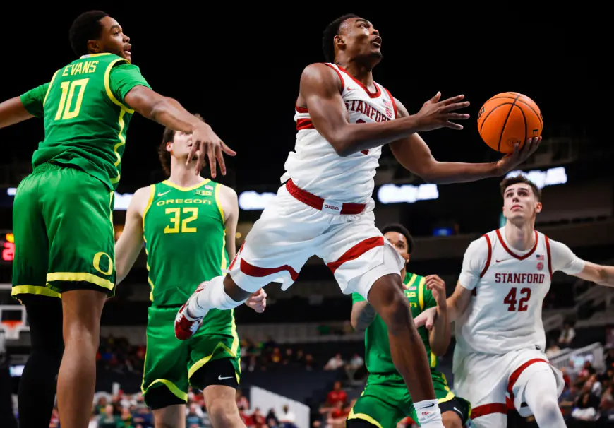 Stanford goes ice-cold from 3-point range, blown out by No. 10 Oregon at San Jose Tip-Off