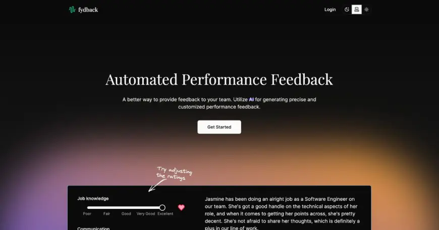 Fydback: Automated performance feedback