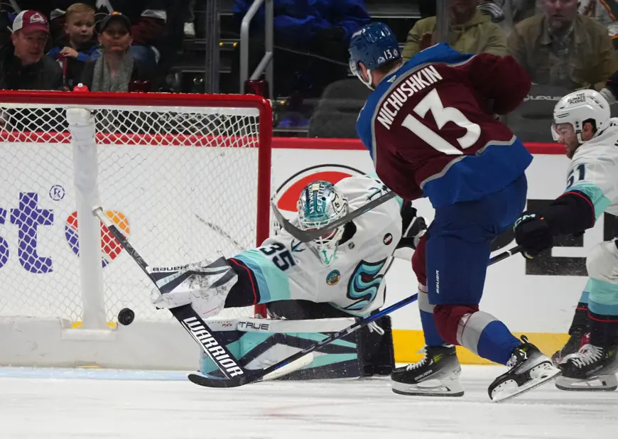 Joel Kiviranta, Avalanche sink Kraken for seventh win in nine games ahead of holiday break