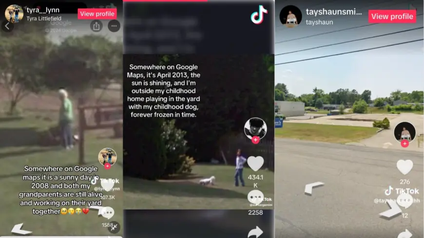 TikTokkers are turning Google Street View into a nostalgic time machine