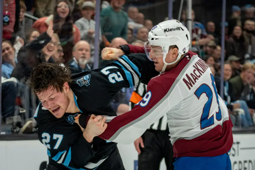 Artturi Lehkonen scores hattrick as Avalanche beats Utah in growing regional rivalry