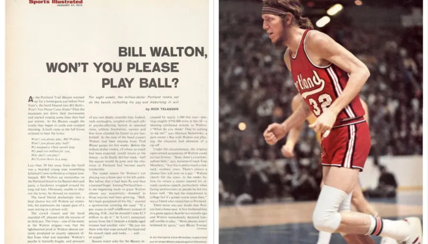 Bill Walton was young and hard to read, and it was my job to tell his story