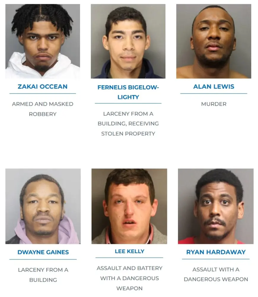 Crime Briefs: Boston Police issue new most wanted list