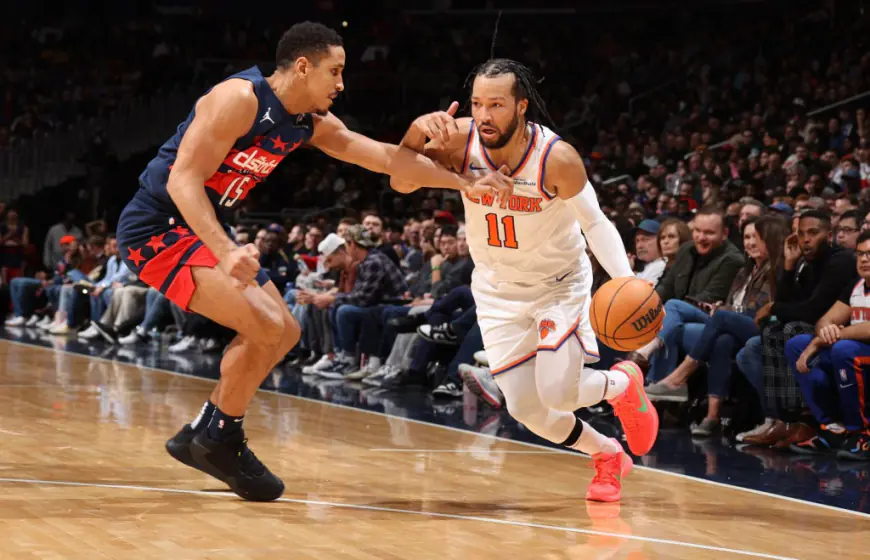 Jalen Brunson pours in 55 points to lead Knicks to gritty win over lowly Wizards