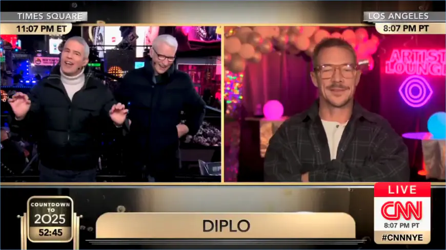 Diplo shockingly reveals he’s on LSD during New Years broadcast: ‘It’s a light trip’