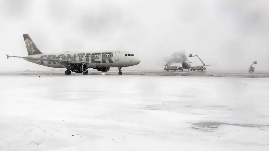 As winter storms strike, airlines scramble to de-ice planes and keep them flying