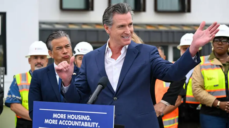 Newsom defends fire response with fact-check site linking to Dem Party fundraising platform