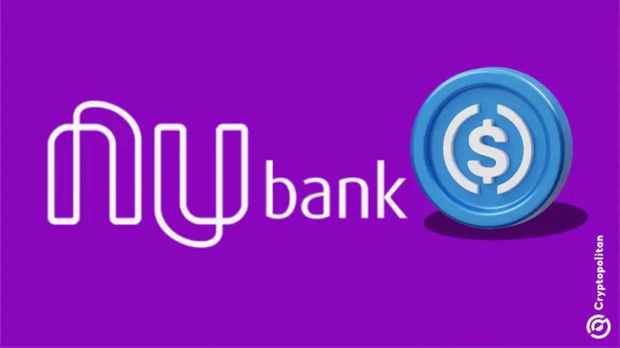 Nubank expands rewards feature for USDC holders, offering 4% annual returns