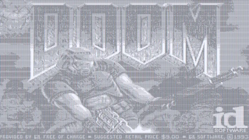 This PDF contains a playable copy of Doom