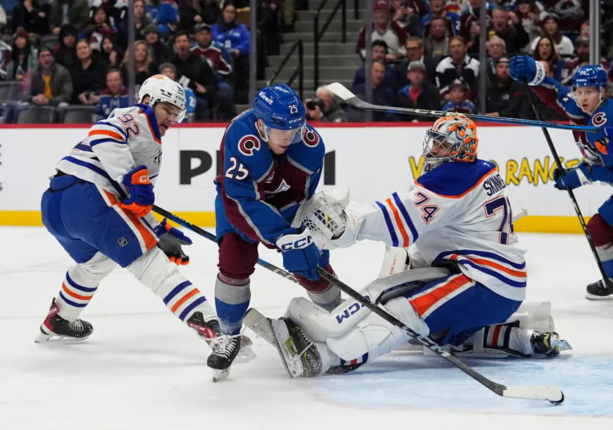 Avalanche blow early three-goal lead against Oilers as defense wilts in 4-3 defeat