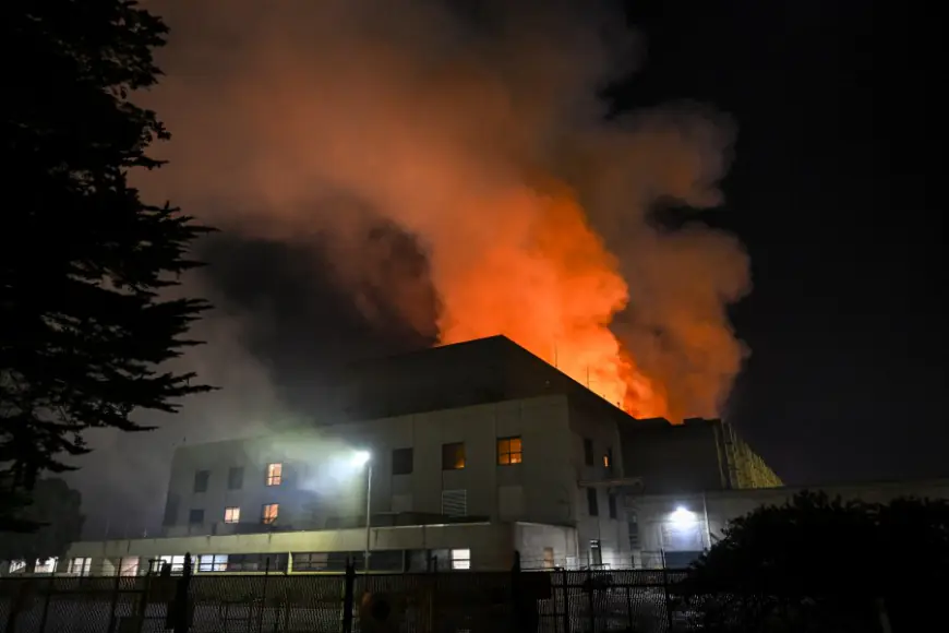 Moss Landing battery plant fire continues to smolder