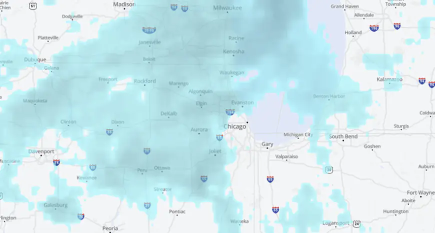 Live radar: Track snow, road conditions across the Chicago area