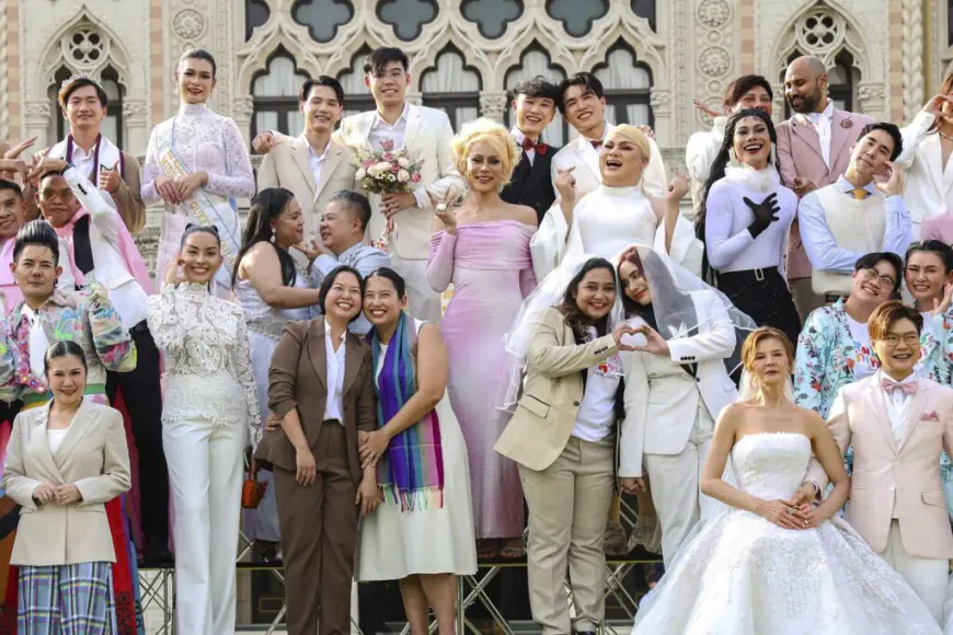 LGBTQ+ couples in Thailand register their marriages on the first day of law giving them equal status