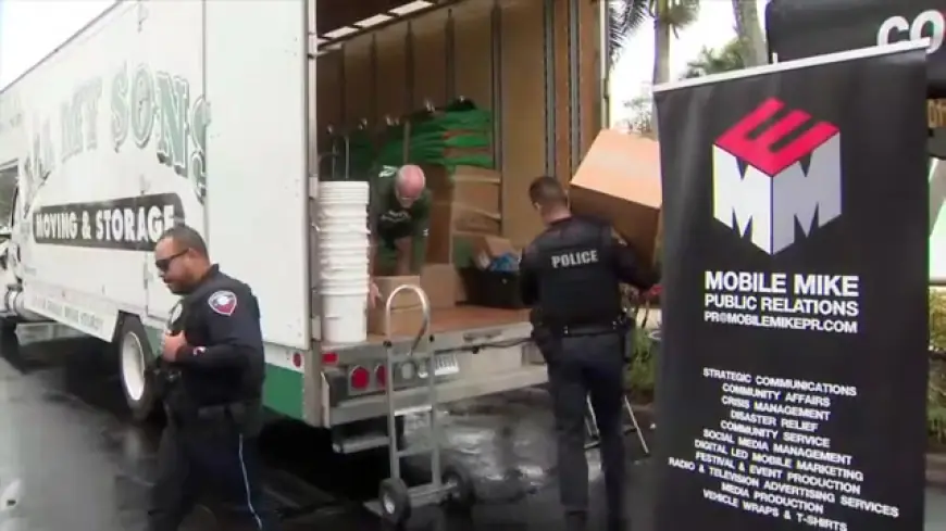 Mobile Mike Public Relations hosts California wildfire relief drive at Shops at Pembroke Gardens