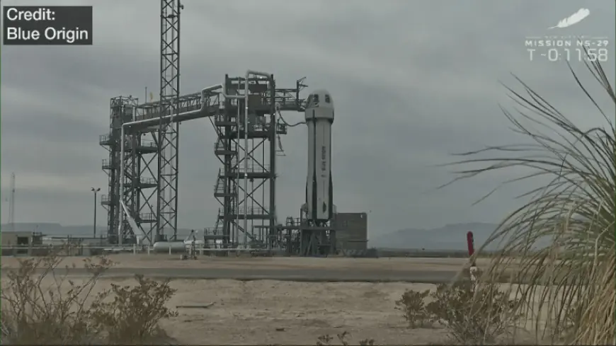 Weather forces Blue Origin to scrub launch of short space trip